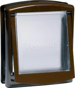 Petsafe 757 Hondenluik - Medium - Zilver/Tranparant -Katten En Honden Verkoop Winkel 1029x1200 1