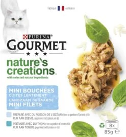 Gourmet Nature's Creations - Kattenvoer Natvoer - Zeevis - 48 X 85 Gr -Katten En Honden Verkoop Winkel 1104x1200