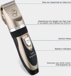 LifeGoods Hondentondeuse - Voor Katten En Honden - Complete Set - 5 Standen - Draadloos - Oplaadbaar - Goud/Zwart 16 LifeGoods Hondentondeuse - Voor Katten En Honden - Complete Set - 5 Standen - Draadloos - Oplaadbaar - Goud/Zwart -Katten En Honden Verkoop Winkel 1131x1200