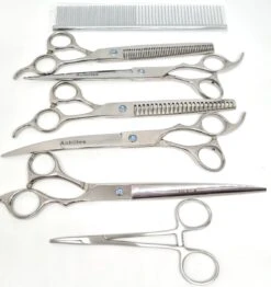 Achilles Hondenschaar - Scharenset Hond 8 INCH - 8-Delige Scharenset - Effileerschaar Hond -Katten En Honden Verkoop Winkel 1132x1200