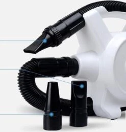 Hondenfohn - Waterblazer Met Draaiknop - 2400W Vermogen Met Warme En Koude Stand - Wit -Katten En Honden Verkoop Winkel 1151x1200