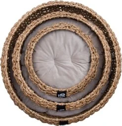 District 70 COCOON - Luxe Hondenmand Van Duurzaam Hoogwaardig Riet Met Zacht Kussen - Maten S/M/L - Large -Katten En Honden Verkoop Winkel 1156x1200