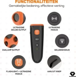 Vulpes Pets® Ultrasone Anti Blaf Apparaat – 3-in-1 Anti Blaf Apparaat Pro - Diervriendelijk & Zonder Schok - Alternatief Anti Blafband - Voor Kleine & Grote Honden - Audio - Flashlight - USB-Oplaadbaar -Katten En Honden Verkoop Winkel 1177x1200 1