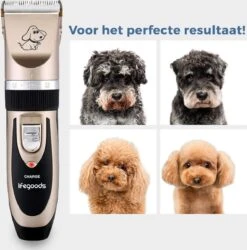 LifeGoods Hondentondeuse - Voor Katten En Honden - Complete Set - 5 Standen - Draadloos - Oplaadbaar - Goud/Zwart 17 LifeGoods Hondentondeuse - Voor Katten En Honden - Complete Set - 5 Standen - Draadloos - Oplaadbaar - Goud/Zwart -Katten En Honden Verkoop Winkel 1187x1200 1