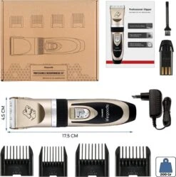 LifeGoods Hondentondeuse - Voor Katten En Honden - Complete Set - 5 Standen - Draadloos - Oplaadbaar - Goud/Zwart 12 LifeGoods Hondentondeuse - Voor Katten En Honden - Complete Set - 5 Standen - Draadloos - Oplaadbaar - Goud/Zwart -Katten En Honden Verkoop Winkel 1190x1200 1