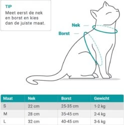 Merkloos Kattentuigje Met Looplijn | Zwart Kattenharnas | Easy Step In | Kattenriem | Kattenlijn | Kattentuig | Maat S -Katten En Honden Verkoop Winkel 1195x1200 2