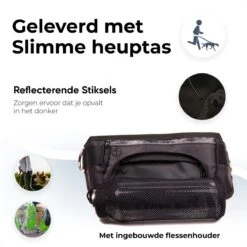 Canicross Looplijn Hond Met Heupriem Voor Hardlopen - Elastische Handsfree Hondenriem - Honden Trainingslijn - 150/200cm - Grijs -Katten En Honden Verkoop Winkel 1199x1200