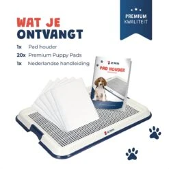 JC Pets Premium Pad Houder Met Rooster - Inclusief 20 Puppy Training Pads - Hondentoilet - Zindelijkheidstraining Hond -Katten En Honden Verkoop Winkel 1199x1200 5