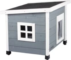 MyMax Kattenhuis - Hout - Openslaand Bitumen Dak - Kattenhuis Voor Buiten - Kattenhok - Kattenhuisje Hout - Grijs - 57*45*43CM 10 MyMax Kattenhuis - Hout - Openslaand Bitumen Dak - Kattenhuis Voor Buiten - Kattenhok - Kattenhuisje Hout - Grijs - 57*45*43CM -Katten En Honden Verkoop Winkel 1200x1020 2