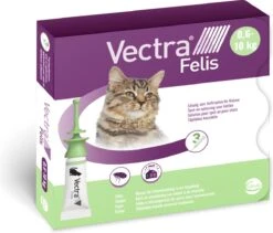 VECTRA Felis - Vlooiendruppels - Voor Katten 0.6 T/m 10 Kg - 3 Pipetten -Katten En Honden Verkoop Winkel 1200x1023 1