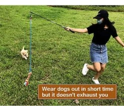 CF Pack - Hond Buitenspeelgoed Actief Behendigheid Touw Dog Flirt Pole Flirtpole Toy Tug Tease Wand Non-Bungee Cord Dog Toy For Fun Obedience Training Extandable Toy Honden Speelgoed Hondenspeelgoed Behendigheidspeelgoed -Katten En Honden Verkoop Winkel 1200x1026 2