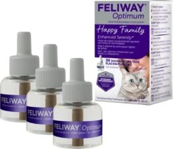 Feliway Optimum - Navulling 3-Pack - 3x Flacon 48 Ml - Anti-stress Kat -Katten En Honden Verkoop Winkel 1200x1033