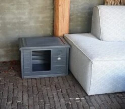 RHRQuality Kattenhuis Voor Binnen En Buiten Kattenhok Villa De Luxe Grijs -Katten En Honden Verkoop Winkel 1200x1046 1