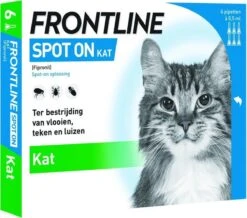 Frontline Spot-On Anti Vlooienmiddel Kat - 6 Pipetten -Katten En Honden Verkoop Winkel 1200x1057 1