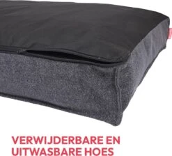 Snoozle Orthopedische Hondenmand - Zacht En Luxe Hondenkussen - Hondenbed - Wasbaar - Hondenmanden - 100 X 70 Cm - Stormy Grey -Katten En Honden Verkoop Winkel 1200x1088 1