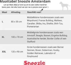 Snoozle Orthopedische Hondenmand - Zacht En Luxe Hondenkussen - Hondenbed - Wasbaar - Hondenmanden - 100 X 70 Cm - Stormy Grey -Katten En Honden Verkoop Winkel 1200x1094