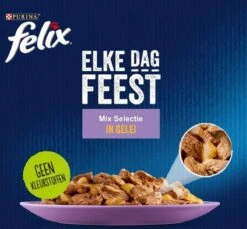 Purina Felix Elke Dag Feest - Kattenvoer Nat - Mix Selectie In Gelei - 120-pack -Katten En Honden Verkoop Winkel 1200x1113 2