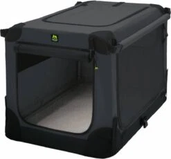 Maelson Soft Kennel - Robuuste Hondenbench Van Zacht Materiaal - Opvouwbare Kennel Met Stevig Stalen Binnenframe - Zwart/antraciet - XXS / XS / S / M / L / XL / XXL - 72 S -Katten En Honden Verkoop Winkel 1200x1117