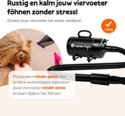 Captain Pup's Professionele Hondenföhn Met 4 Opzetstukken - Bijgeleverde Hondenborstel - Waterblazer Voor Honden - Zwart -Katten En Honden Verkoop Winkel 1200x1120 1