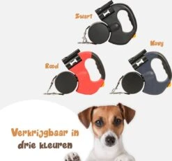 Dubbele Honden Riem – Leiband Hond – Hondenlijn – Looplijn Hond – 2 Honden – 3 Meter – Tot 12kg Per Hond – Reflecterende Lijnen – Met Zaklamp – 360° Draaien – Verstelbaar - Zwart -Katten En Honden Verkoop Winkel 1200x1120 3