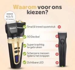 Woodoro Professionele 2-in-1 Hondentondeuse Voor Dikke Vacht – Draadloze Honden Tondeuse & Hondentrimmer – Stille Tondeuse Katten & Honden Trimset 13 Woodoro Professionele 2-in-1 Hondentondeuse Voor Dikke Vacht – Draadloze Honden Tondeuse & Hondentrimmer – Stille Tondeuse Katten & Honden Trimset -Katten En Honden Verkoop Winkel 1200x1126