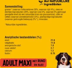 Pedigree Maxi Adult Honden Droogvoer - Rund - 15 Kg -Katten En Honden Verkoop Winkel 1200x1134 1