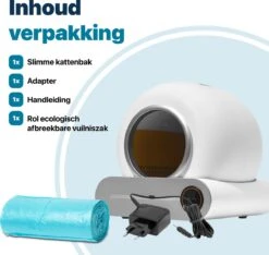 BOME Automatische Kattenbak - Zelfreinigende Kattenbak - Met App En Touchscreen - 65L -Katten En Honden Verkoop Winkel 1200x1139