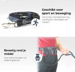 Canicross Looplijn Hond Met Heupriem Voor Hardlopen - Elastische Handsfree Hondenriem - Honden Trainingslijn - 150/200cm - Grijs -Katten En Honden Verkoop Winkel 1200x1142 4
