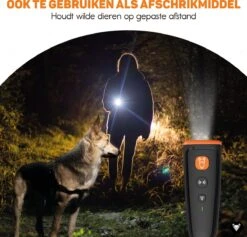 Vulpes Pets® Ultrasone Anti Blaf Apparaat – 3-in-1 Anti Blaf Apparaat Pro - Diervriendelijk & Zonder Schok - Alternatief Anti Blafband - Voor Kleine & Grote Honden - Audio - Flashlight - USB-Oplaadbaar -Katten En Honden Verkoop Winkel 1200x1153 5