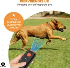 Vulpes Pets® Ultrasone Anti Blaf Apparaat – 3-in-1 Anti Blaf Apparaat Pro - Diervriendelijk & Zonder Schok - Alternatief Anti Blafband - Voor Kleine & Grote Honden - Audio - Flashlight - USB-Oplaadbaar -Katten En Honden Verkoop Winkel 1200x1172 2