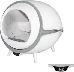 Merkloos Premium Kattenbak - Automatische - Zelfreinigende - Elektrische Kattenbak - Design Kattenbak