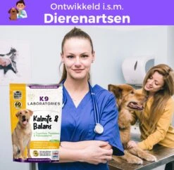 K9 Laboratories Kalmte & Balans - Hond - 60 Stuks - Bij Stress, Angst En Agressie - Ashwagandha - L-tryptofaan - Passiebloem - Valeriaanwortel - Lavendel -Katten En Honden Verkoop Winkel 1200x1176 2