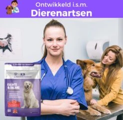 K9 Laboratories - Kalmte & Balans - Supplement - Voor Honden - Tegen Angst - Stress - Agressie - L-tryptofaan - Valeriaan - Hennepzaadolie - 60 Stuks - Voor Een Rustige Hond -Katten En Honden Verkoop Winkel 1200x1176