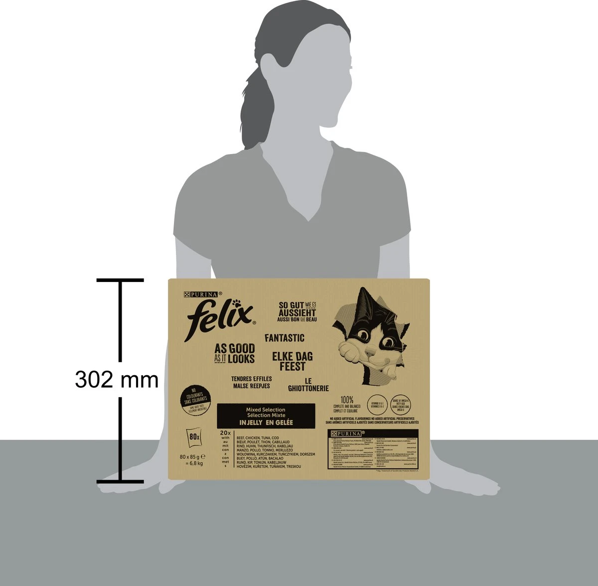 Felix Elke Dag Feest Mix Selectie In Gelei - Katten Natvoer - 80 X 85g 7 Felix Elke Dag Feest Mix Selectie In Gelei - Katten Natvoer - 80 X 85g - Afbeelding 7