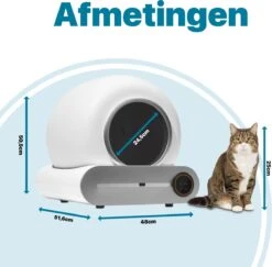 BOME Automatische Kattenbak - Zelfreinigende Kattenbak - Met App En Touchscreen - 65L -Katten En Honden Verkoop Winkel 1200x1182 3