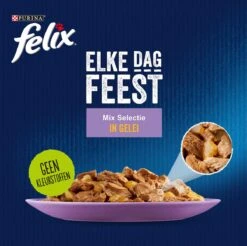 Felix Elke Dag Feest Mix Selectie In Gelei - Katten Natvoer - 80 X 85g 15 Felix Elke Dag Feest Mix Selectie In Gelei - Katten Natvoer - 80 X 85g -Katten En Honden Verkoop Winkel 1200x1193 6