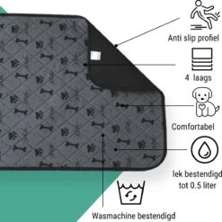 Jooba Puppy Training Pads - Wasbare Puppy Pads 2 Stuks - Hondentoilet - 70x50cm - Puppy -Katten En Honden Verkoop Winkel 1200x1198 2