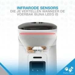 Pretty Paws PP002 Professionele Automatische Voerbak Kat- Stemrecorder - Voerautomaat - Katten Voerbak - Minimalistisch -Katten En Honden Verkoop Winkel 1200x1199 5