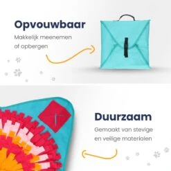 Snuffelmat 70x70cm Inclusief Rubberen Massage Bal & E-book - Speelmat Hond - Denkspel Hond - Puppy Speelgoed - Anti Schrok Mat - Honden Snoepjes - Cadeau Tip -Katten En Honden Verkoop Winkel 1200x1200 14