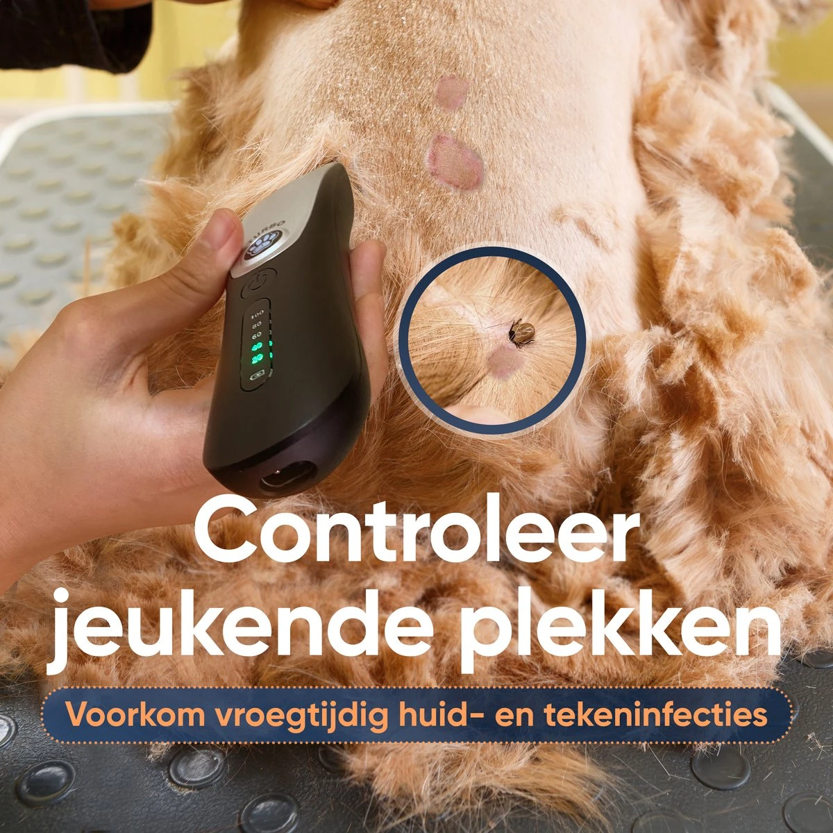 Happysnoots Hondentondeuse Draadloos Voor Dikke Vacht - Tondeuse Hond & Kat - Hondentrimmer - Professioneel Dieren Tondeuse 4 Happysnoots Hondentondeuse Draadloos Voor Dikke Vacht - Tondeuse Hond & Kat - Hondentrimmer - Professioneel Dieren Tondeuse - Afbeelding 4