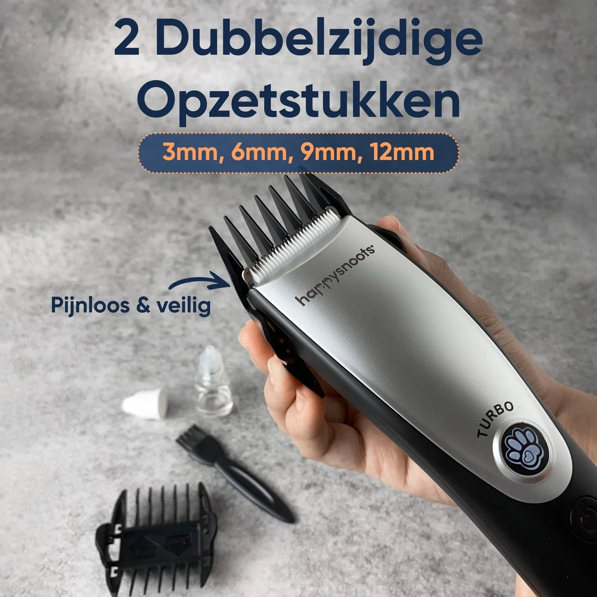 Happysnoots Hondentondeuse Draadloos Voor Dikke Vacht - Tondeuse Hond & Kat - Hondentrimmer - Professioneel Dieren Tondeuse 7 Happysnoots Hondentondeuse Draadloos Voor Dikke Vacht - Tondeuse Hond & Kat - Hondentrimmer - Professioneel Dieren Tondeuse - Afbeelding 7
