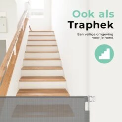 Château Animaux® - Tot 180cm Breed Traphekje Oprolbaar Hond - Stijlvolle Oplossing - Dieren Hek - Honden Hek -Katten En Honden Verkoop Winkel 1200x1200 180