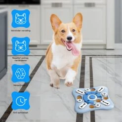 Honden Speelgoed Intelligentie – Hondenpuzzel - Interactieve Training – Voorkomt Verveling – 16 Vakjes – 11 Verplaatsbare Schuifjes - Denkspelletjes Voor Honden - Anti Schrokbak Hond – LumifyMe -Katten En Honden Verkoop Winkel 1200x1200 240