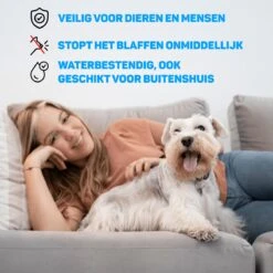Vulpes Pets® Anti Blaf Apparaat Pro - Anti Blafband Voor Alle Honden - Luxe Hondentrainer - Diervriendelijk & Zonder Schok - Inclusief 9V Batterij - Waterbestendig - Ophangbaar - Instelbare Ultrasone Niveauregeling - 4 Standen -Katten En Honden Verkoop Winkel 1200x1200 284