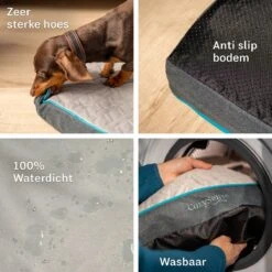 CozySense® - Orthopedisch Hondenkussen - Hondenkussen 90 X 55 Cm - Ook Geschikt Als Benchkussen & Hondenbed - Hondenkussen Bank - Traagschuim - Waterdicht - Wasbare Hoes - Maat L -Katten En Honden Verkoop Winkel 1200x1200 324