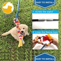 CF Pack - Hond Buitenspeelgoed Actief Behendigheid Touw Dog Flirt Pole Flirtpole Toy Tug Tease Wand Non-Bungee Cord Dog Toy For Fun Obedience Training Extandable Toy Honden Speelgoed Hondenspeelgoed Behendigheidspeelgoed -Katten En Honden Verkoop Winkel 1200x1200 330