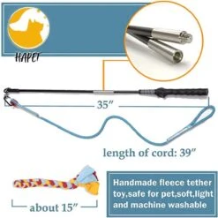 CF Pack - Hond Buitenspeelgoed Actief Behendigheid Touw Dog Flirt Pole Flirtpole Toy Tug Tease Wand Non-Bungee Cord Dog Toy For Fun Obedience Training Extandable Toy Honden Speelgoed Hondenspeelgoed Behendigheidspeelgoed -Katten En Honden Verkoop Winkel 1200x1200 331