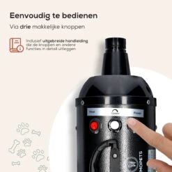 MiMOPETS® Hondenföhn Met 4 Opzetstukken – Waterblazer Voor Honden Met Geluiddemper -Hondendroger - Zwart -Katten En Honden Verkoop Winkel 1200x1200 408