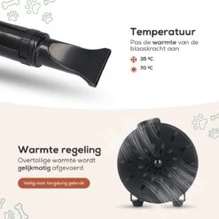 MiMOPETS® Hondenföhn Met 4 Opzetstukken – Waterblazer Voor Honden Met Geluiddemper -Hondendroger - Zwart -Katten En Honden Verkoop Winkel 1200x1200 409