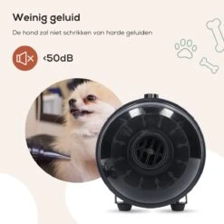 MiMOPETS® Hondenföhn Met 4 Opzetstukken – Waterblazer Voor Honden Met Geluiddemper -Hondendroger - Zwart -Katten En Honden Verkoop Winkel 1200x1200 410